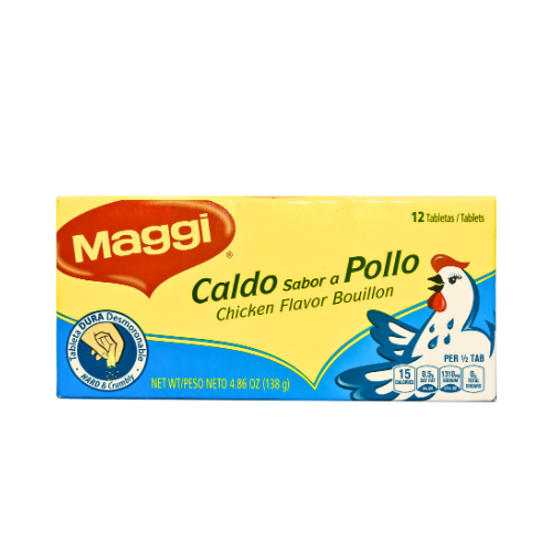[024] Caldo de Pollo Maggi (Caja 12 tabletas)